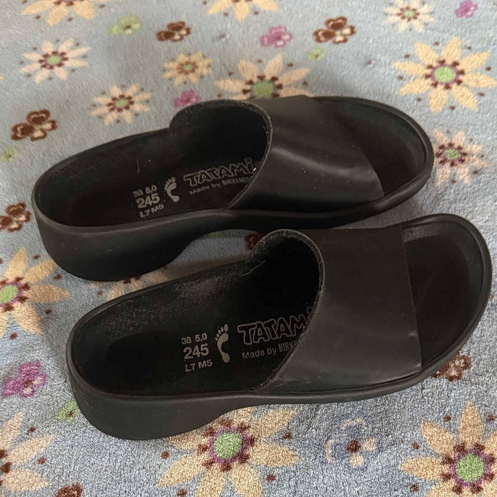 Birkenstock Black Slide Sandals